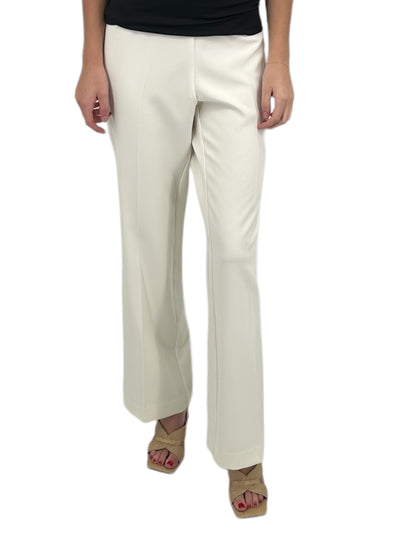 Full Leg Pull On Pant in Ivory