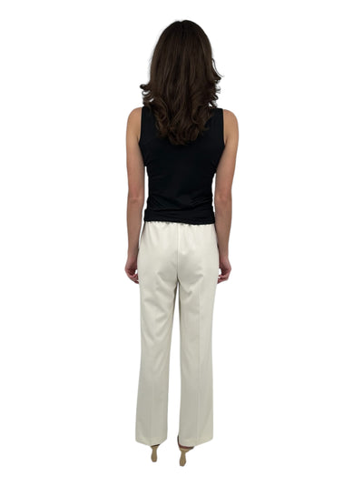 Full Leg Pull On Pant in Ivory