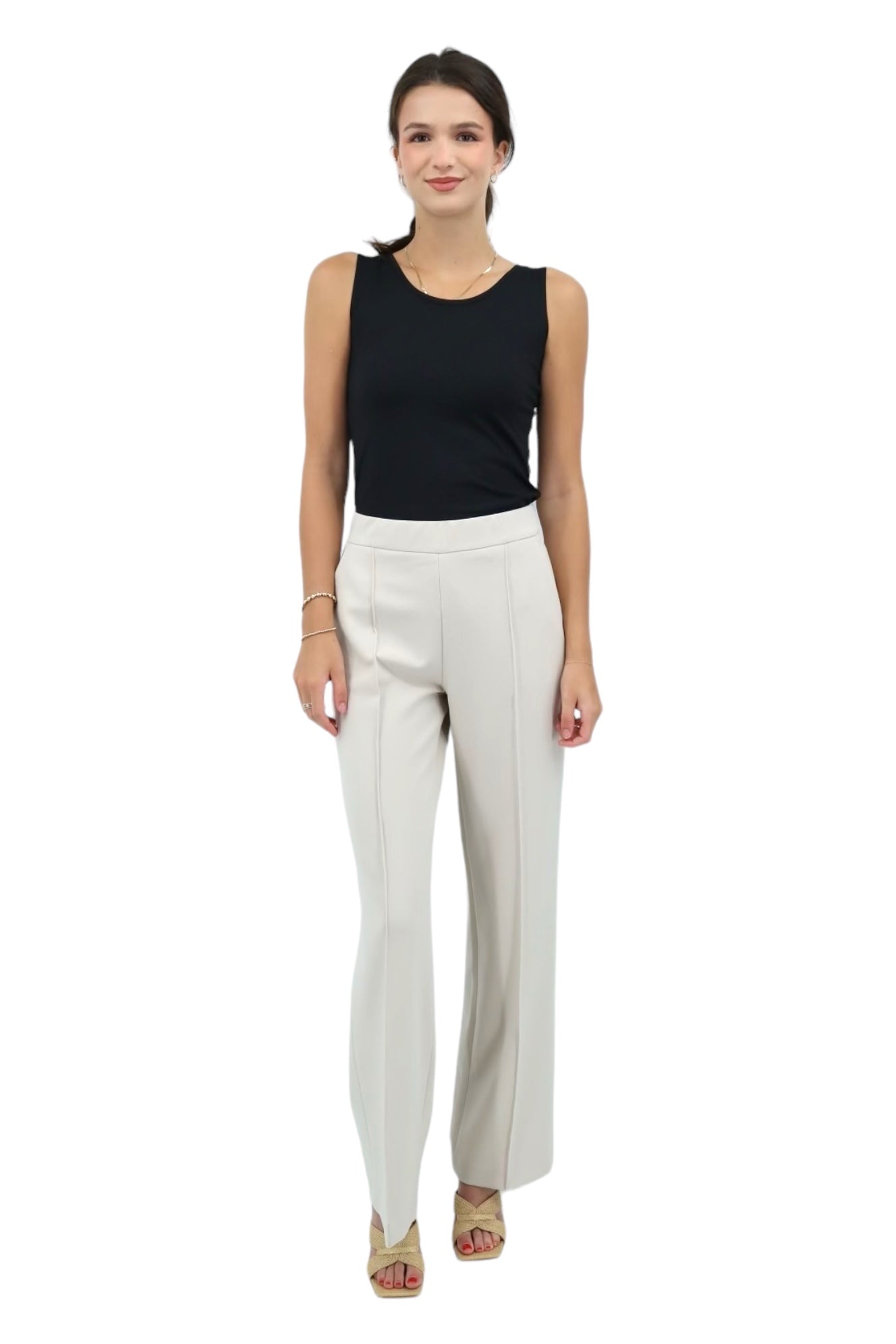 Chiara Smart 32'' Pant in Ivory