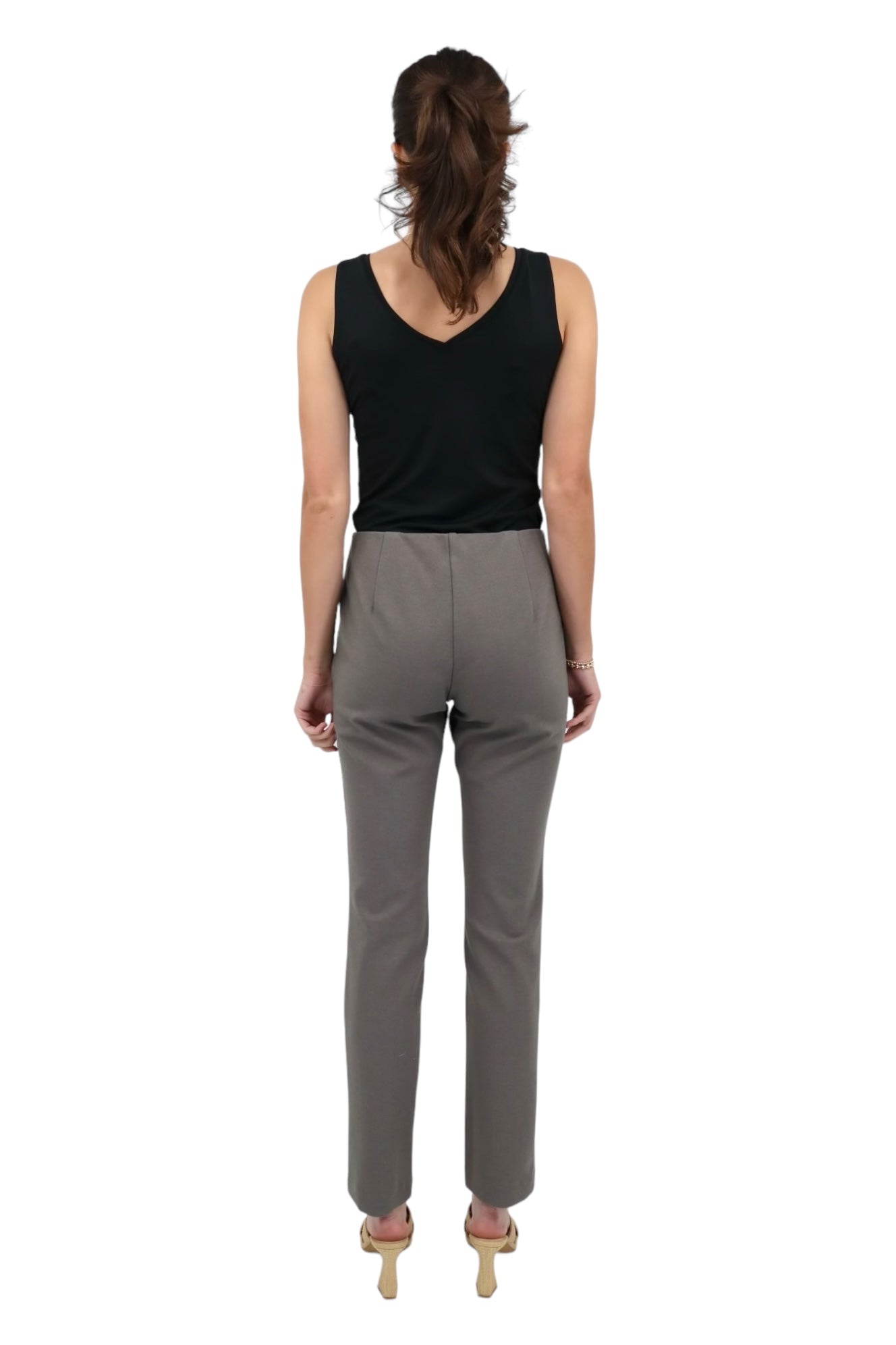 Pull on Monaco Pant in Putty