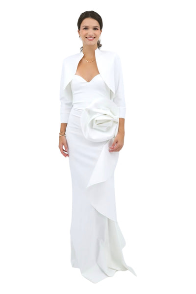 Mativel Bolero Jacket in White