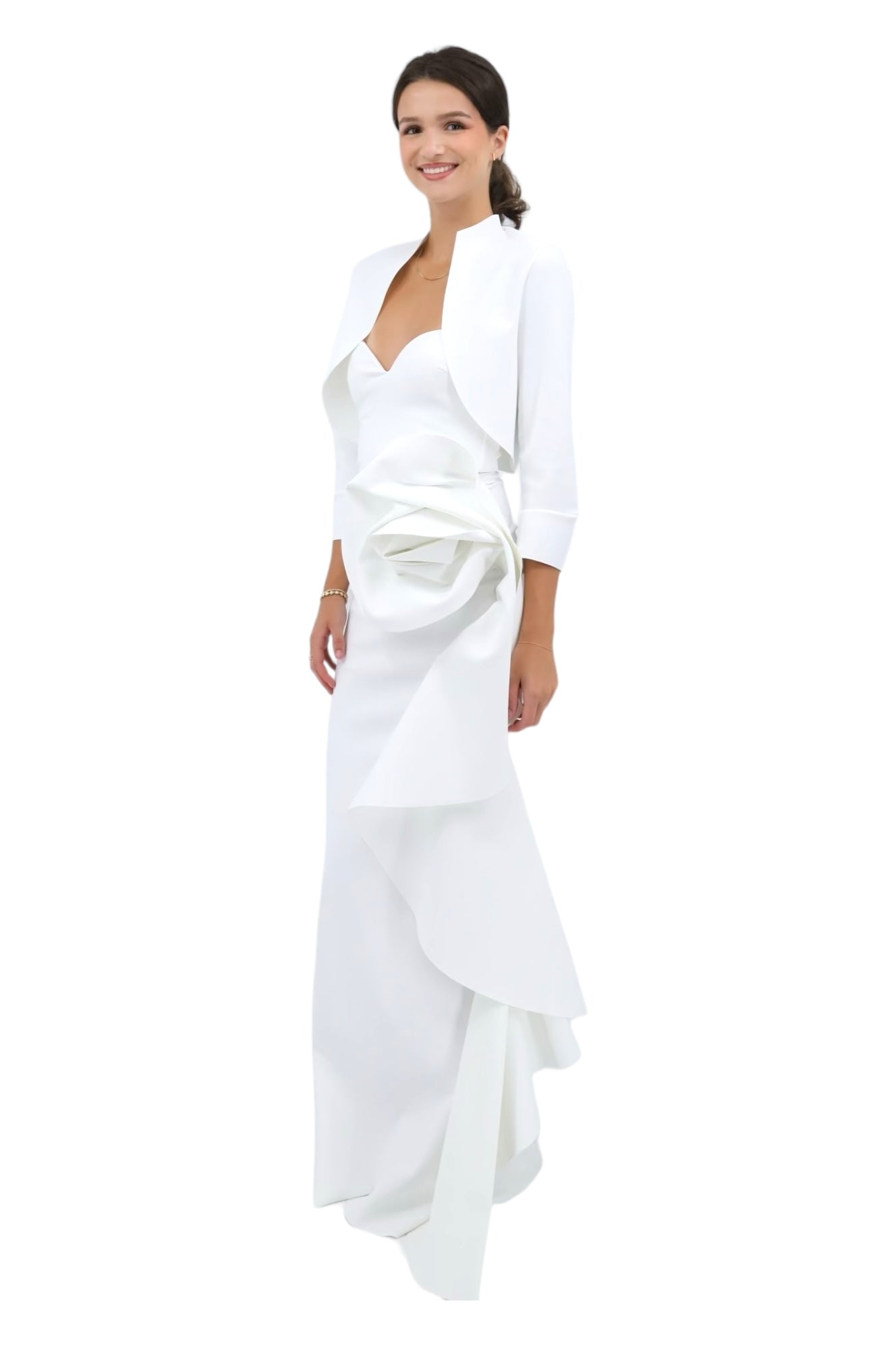 Mativel Bolero Jacket in White