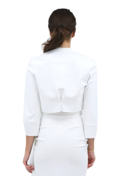 Mativel Bolero Jacket in White