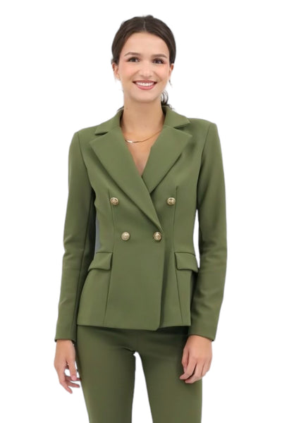 Goldas Jersey Blazer in Muschio