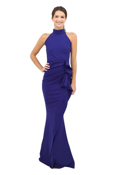 Gudrum Halter Gown in Iris