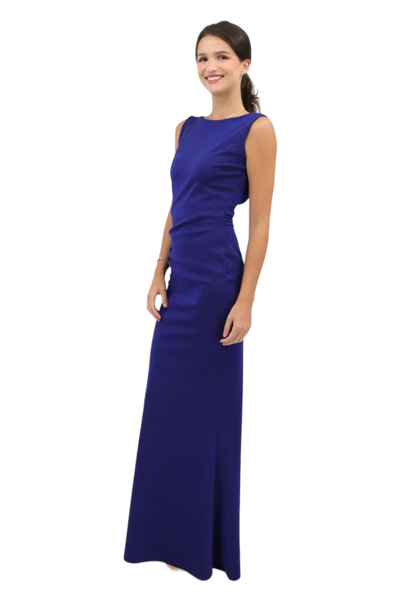 Ajour Sugar Long Gown in Iris