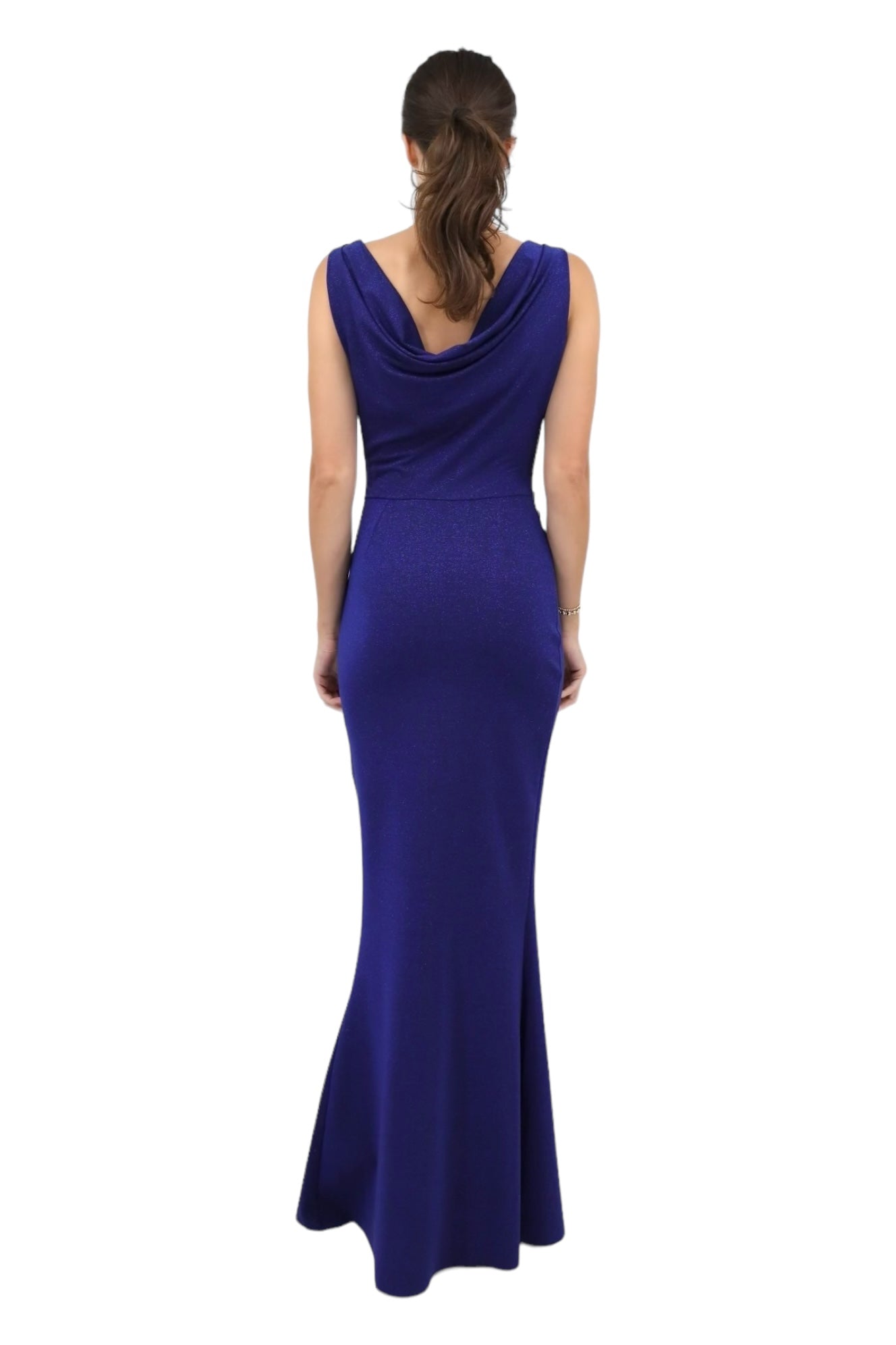 Ajour Sugar Long Gown in Iris