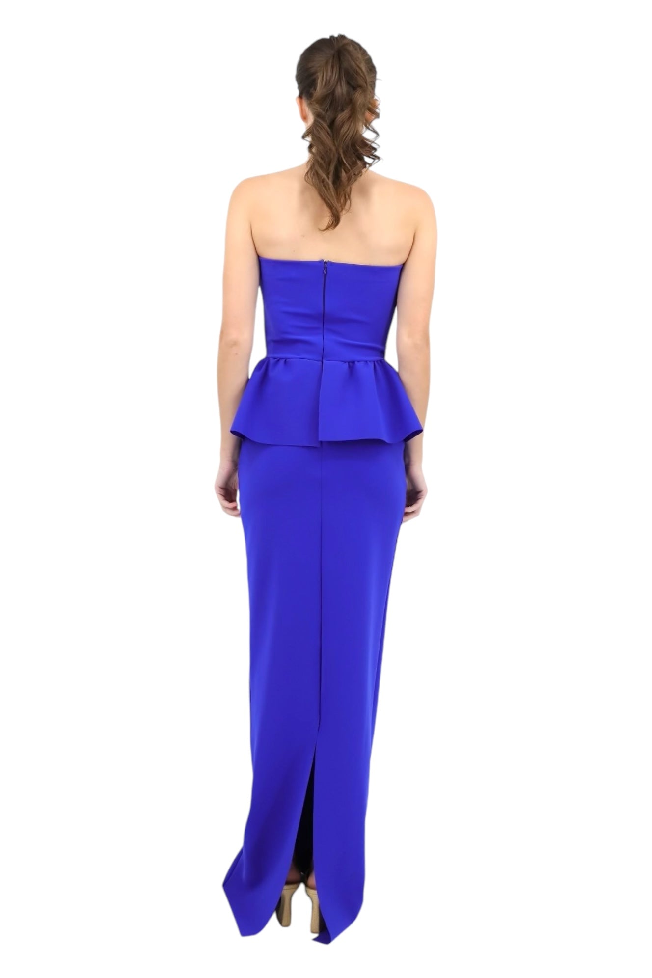 Chiara Boni La Petite Robe Panthea Strapless Peplum Sheath Dress, Inchiostro, Women's, 4, Cocktail & Party Wedding Guest Dresses Strapless Dresses Chiara Boni La Petite Robe Panthea Strapless Peplum Sheath Dress, Inchiostro, Women's, 4, Cocktail & Party Wedding Guest Dresses Strapless Dresses