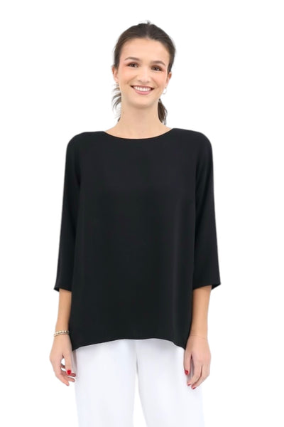 Long Sleeve Top in Black