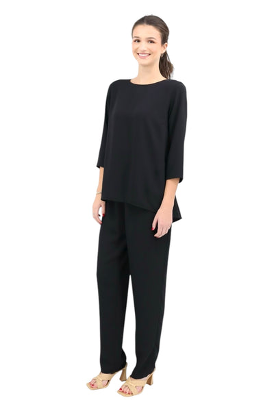 Long Sleeve Top in Black
