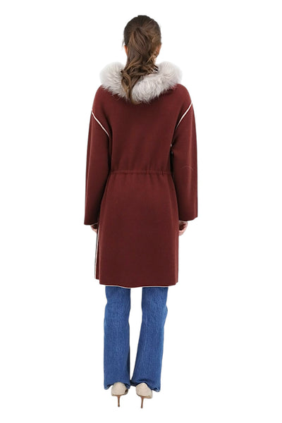 Reversible Knitwear Jacket in Hermes/Ghiaccio