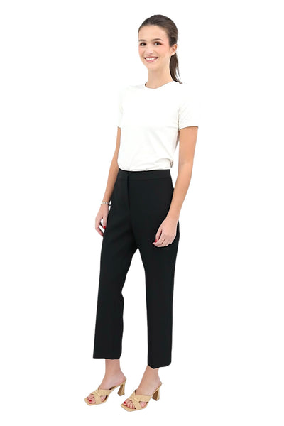 Straight Leg Pant in Black