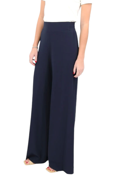 Pull Up Wide Leg Pant in Navy