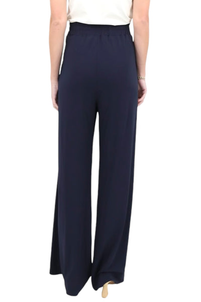 Pull Up Wide Leg Pant in Navy