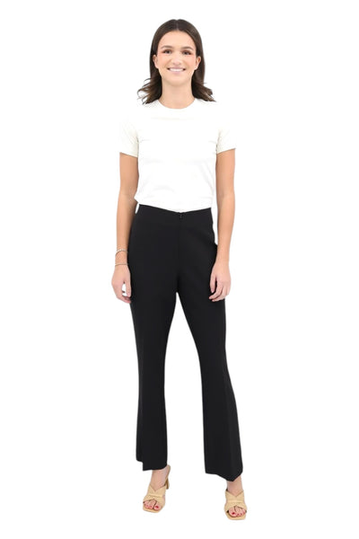 Front Zip Flare Pant in Black – Carl Meyers