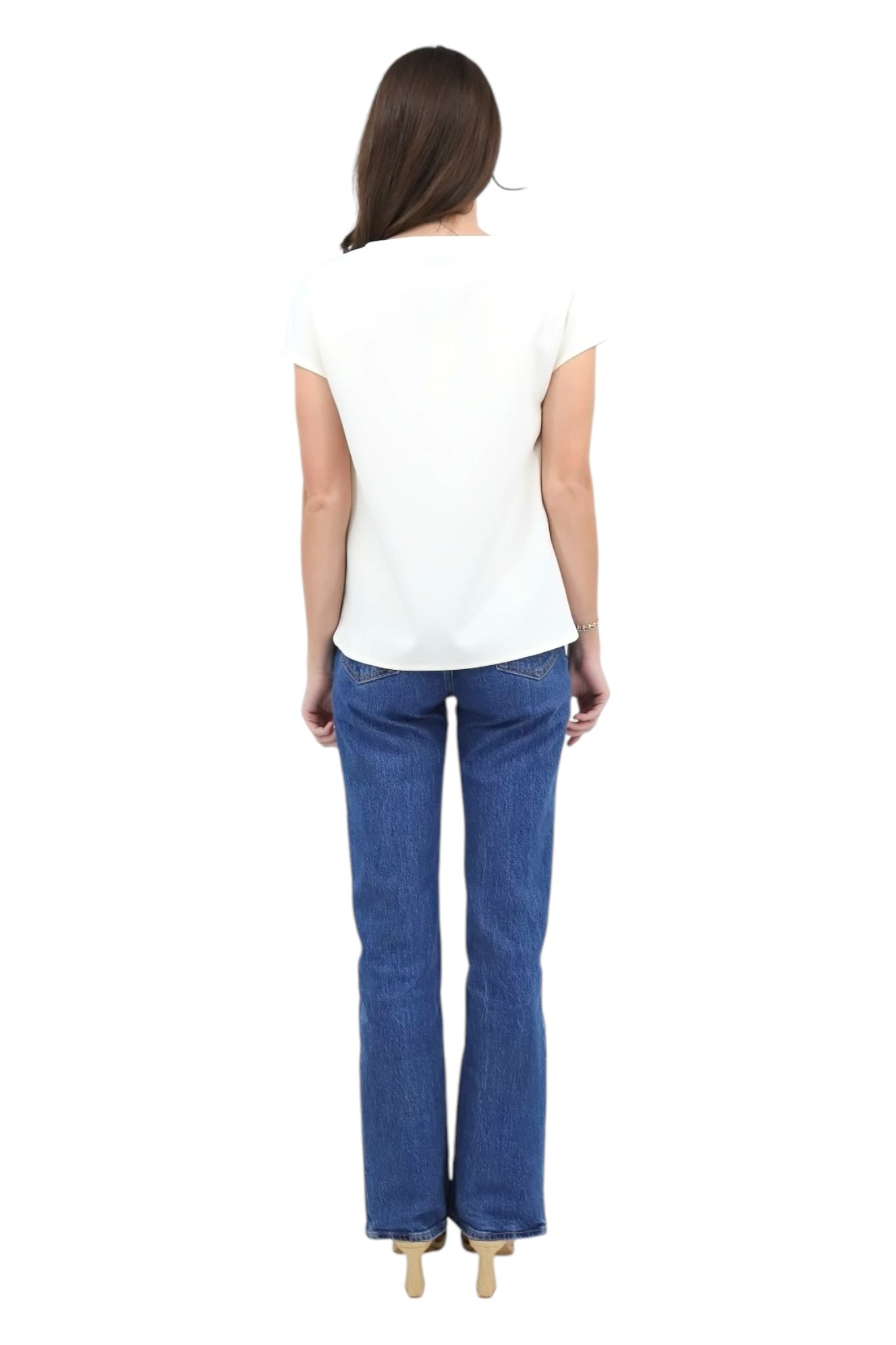 Short Sleeve Tee in Ivory