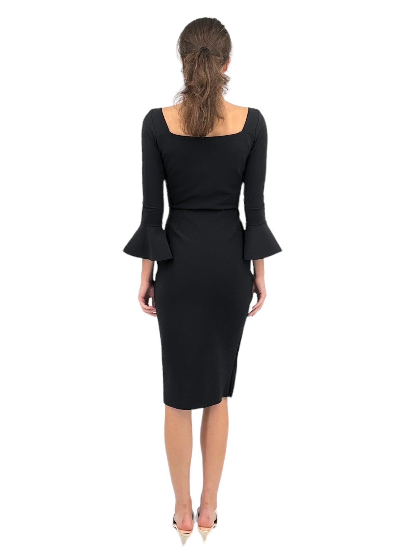 Astra Jersey Dress in Black