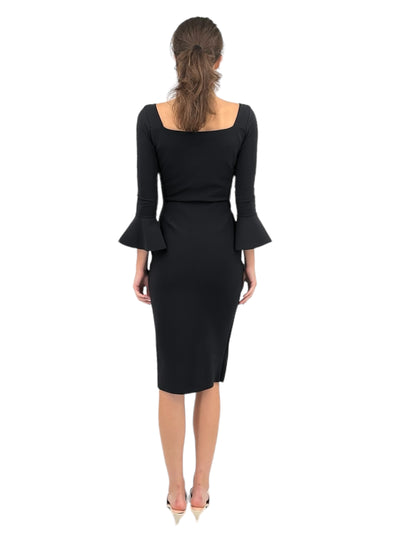 Astra Jersey Dress in Black