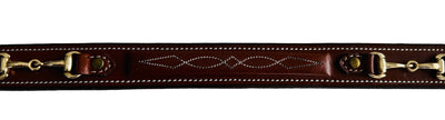 Women's Full Grain Leather Belt w/ Horse Bits