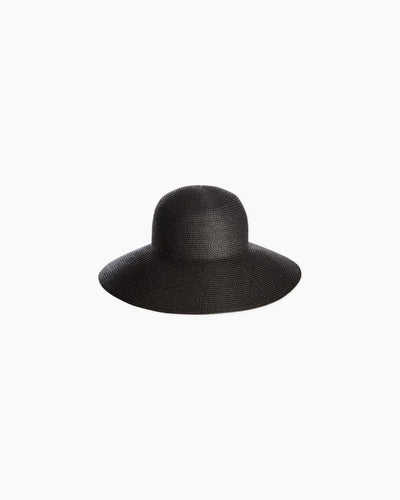 Hampton Straw Hat in Black