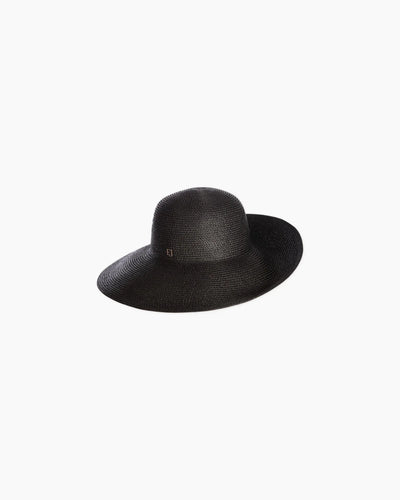 Hampton Straw Hat in Black