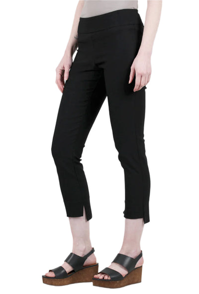 Step Hem Ankle Pant in Black