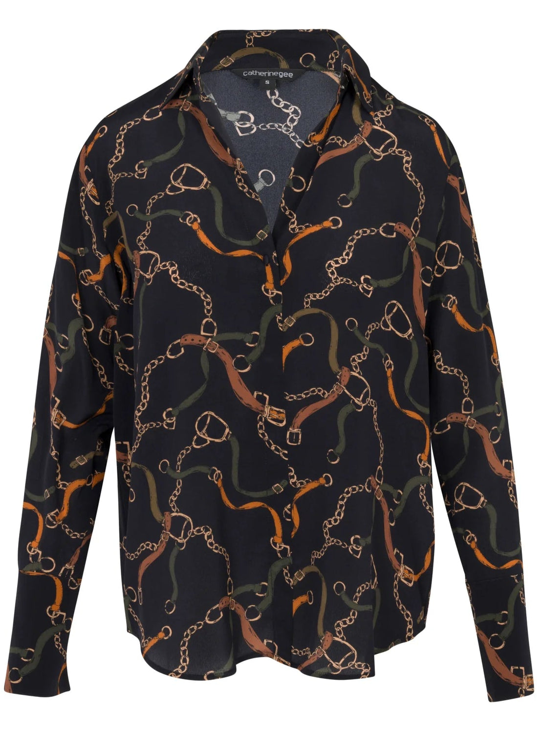 Daria French Cuff Blouse in Wellington