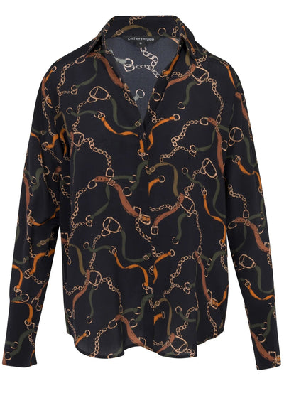 Daria French Cuff Blouse in Wellington