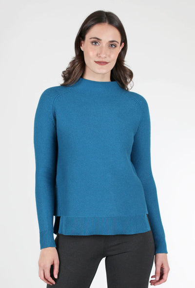 Garter Stitch Funnel - Ocean