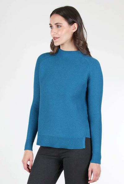 Garter Stitch Funnel - Ocean