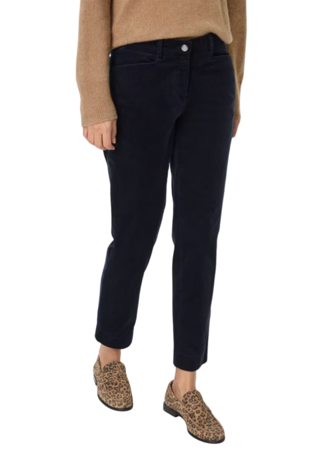 Corduroy Chino Pants in Navy