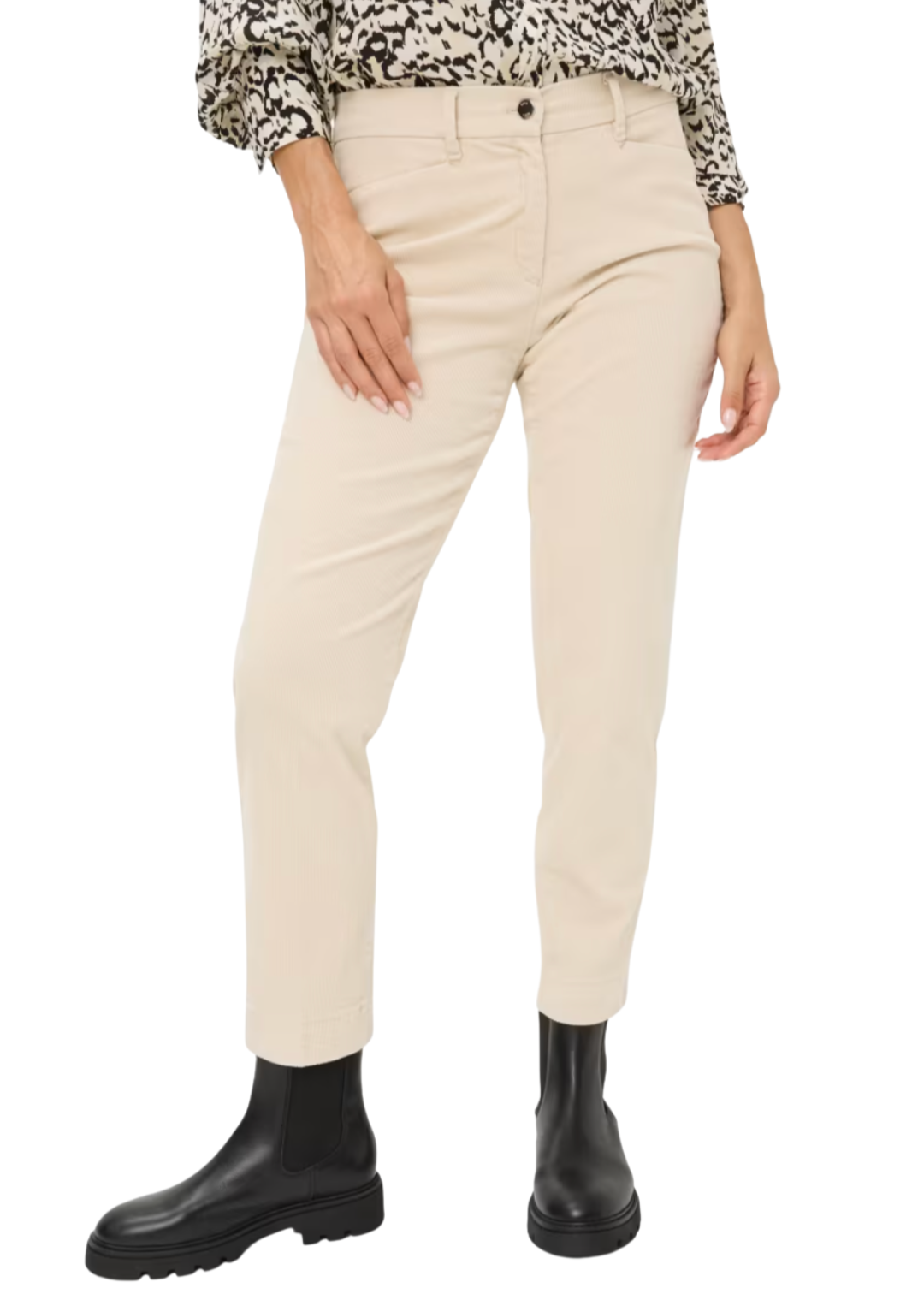 Corduroy Chino Pants in Canvas