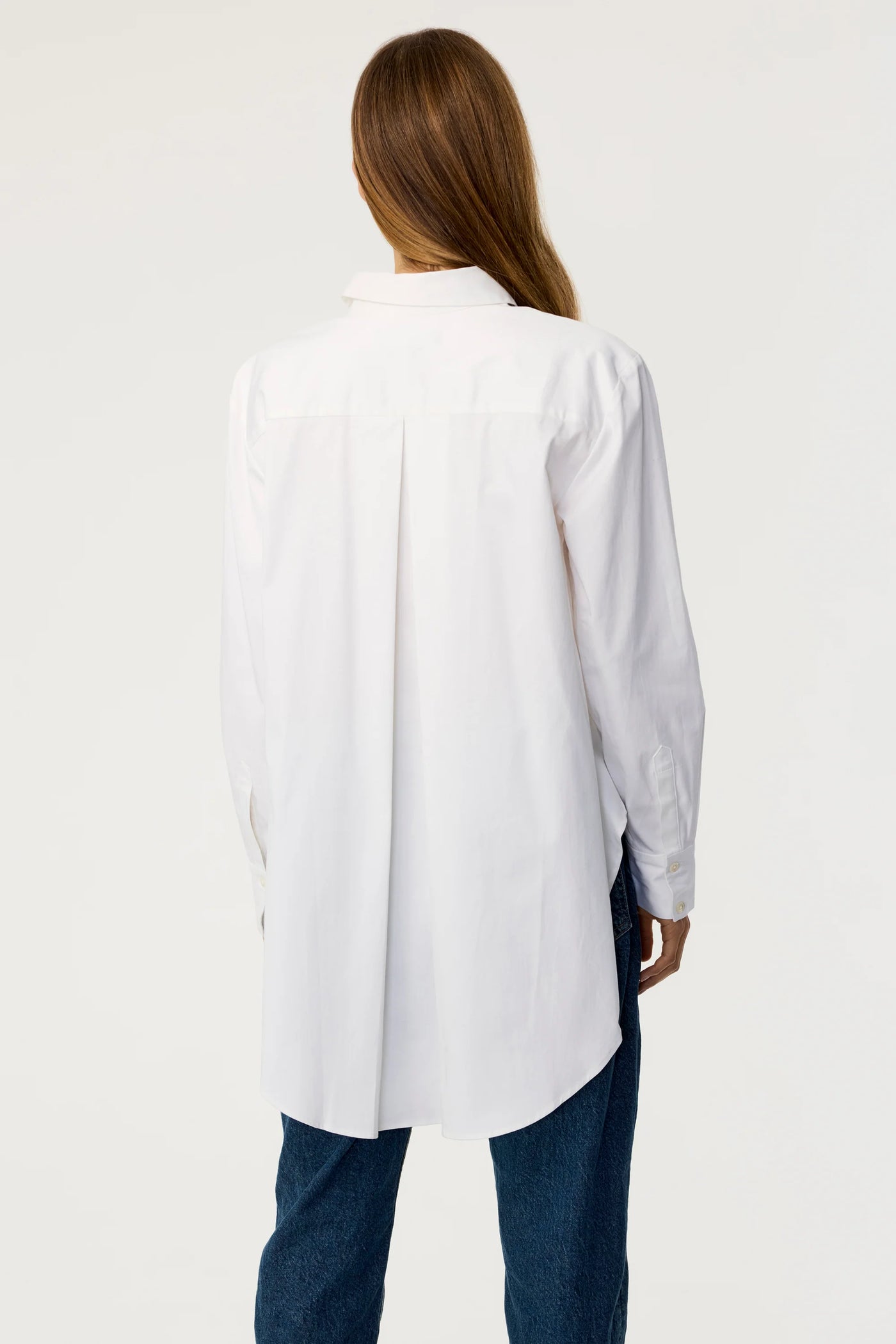 Kira High-Low Shirt in Optic