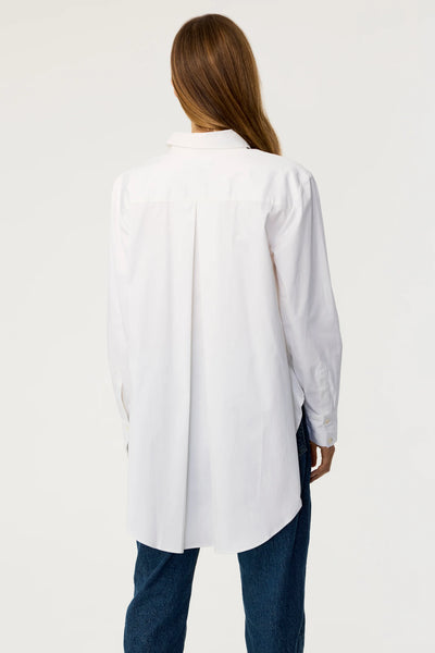 Kira High-Low Shirt in Optic