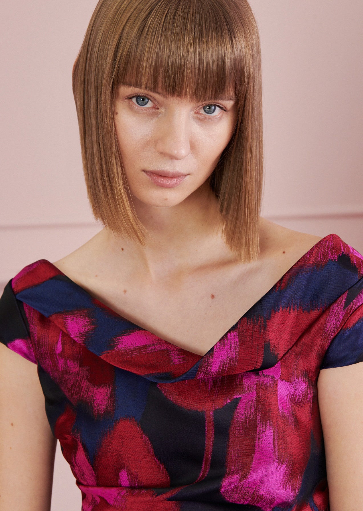 Floral Jacquard Dress