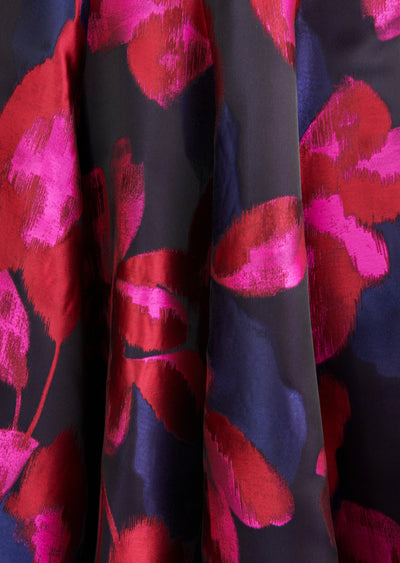 Floral Jacquard Dress