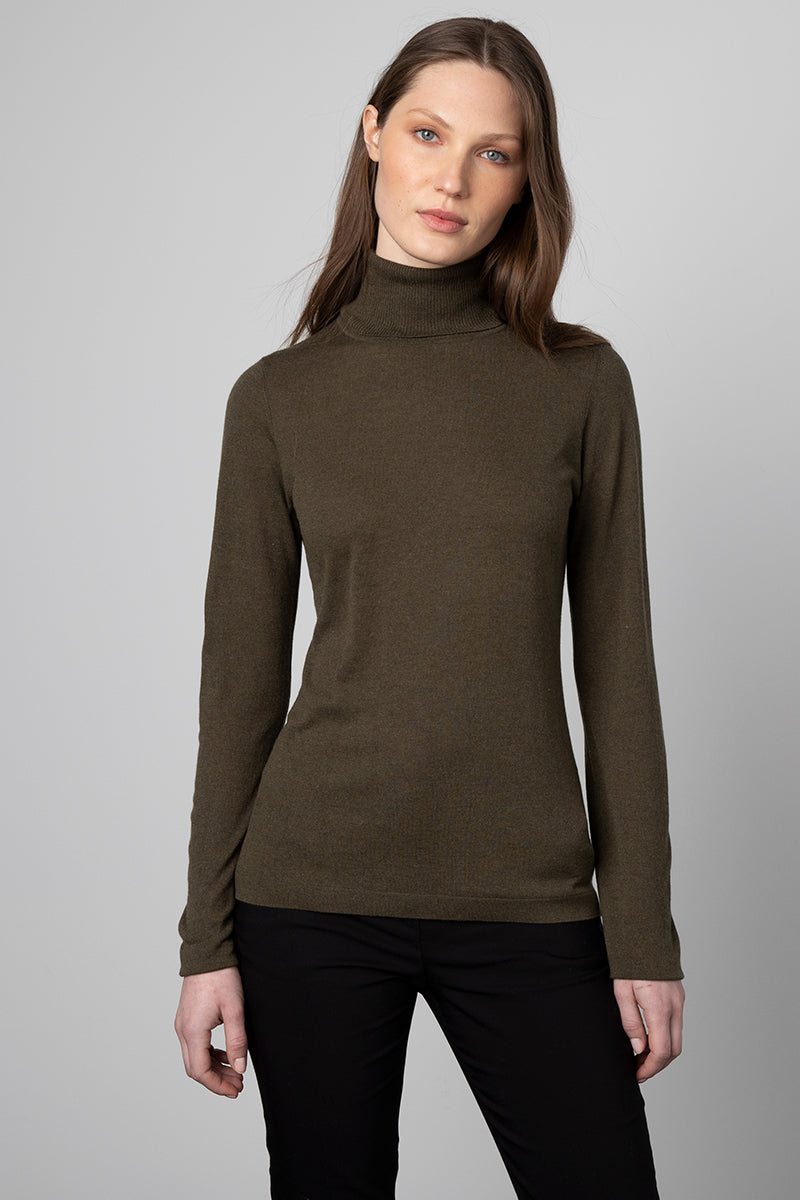 Turtleneck in Flannel