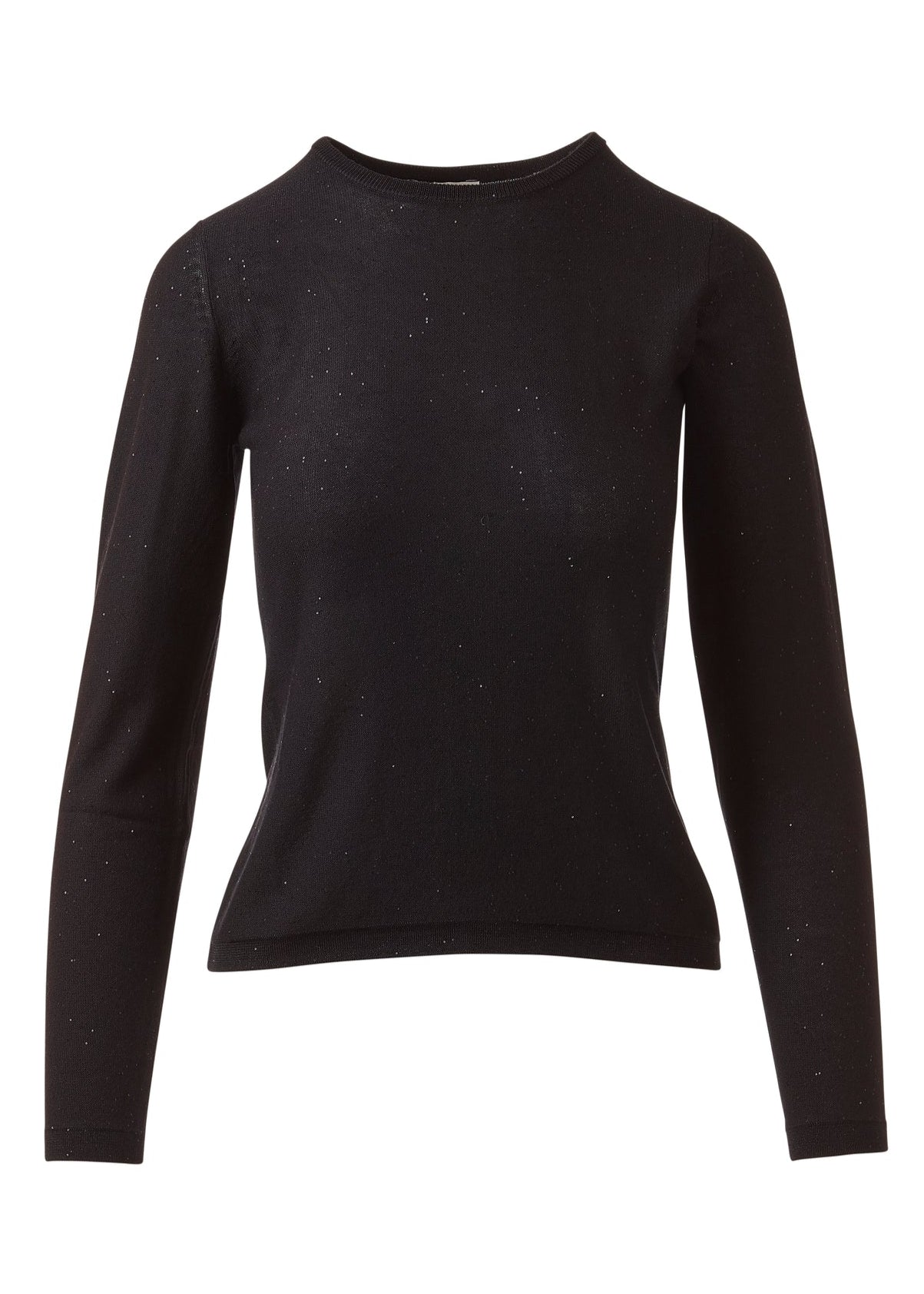 Sequin Crew in Black