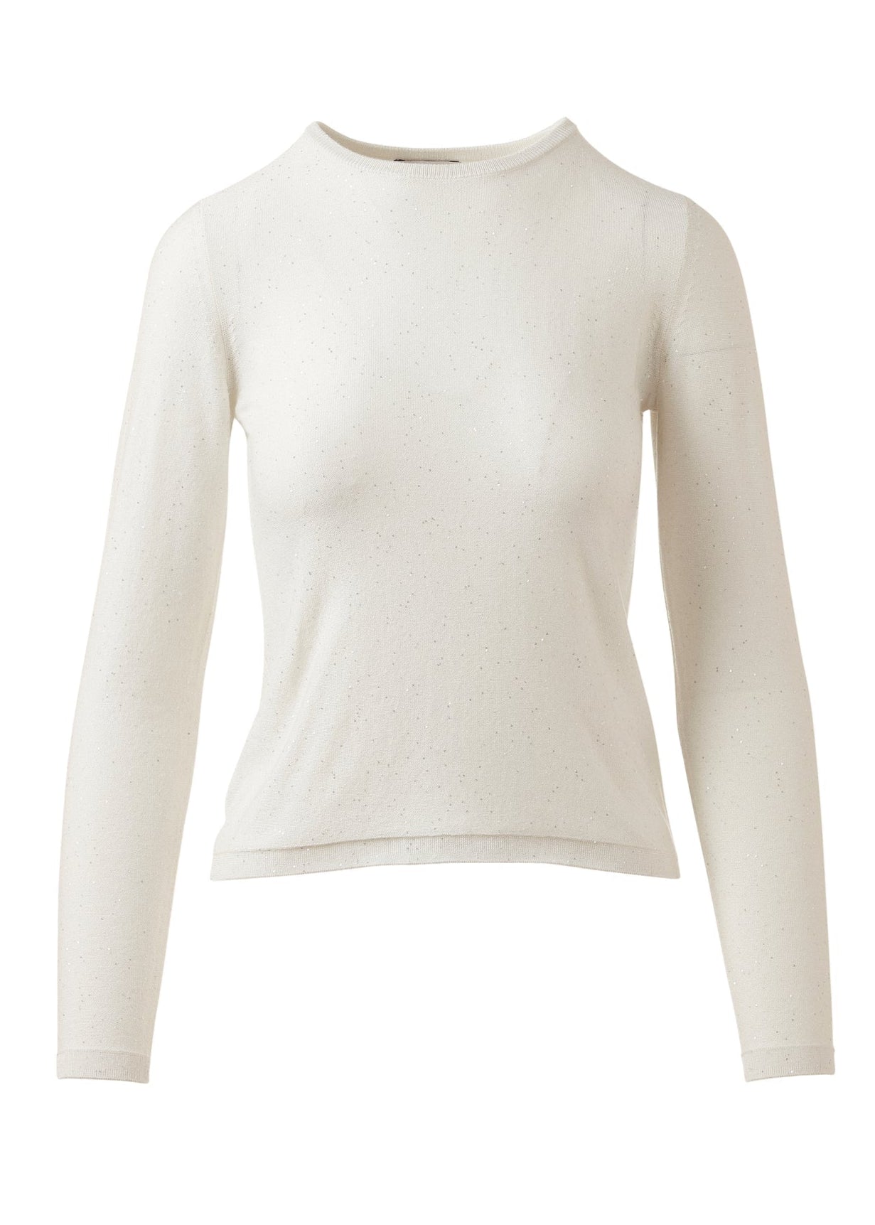 Sequin Crew in Ivory