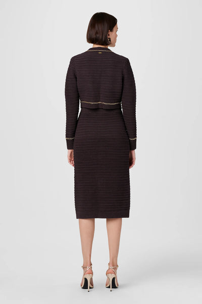 Tani Button Front Pencil Skirt