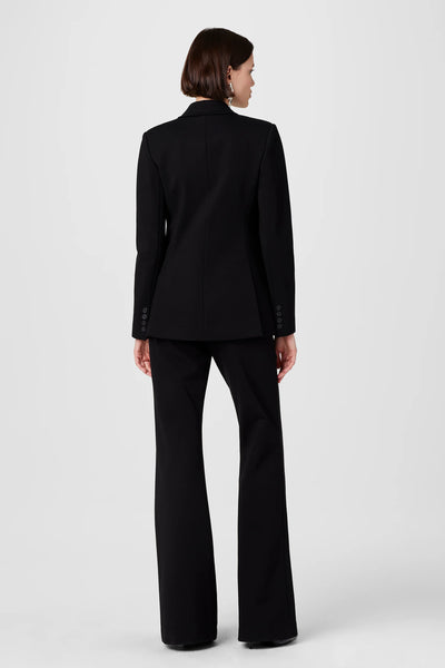 Gaia Ponte Flare Pants in Black