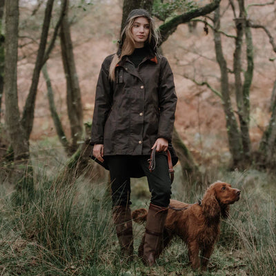 Louise Wax Raincoat in Deluxe Check