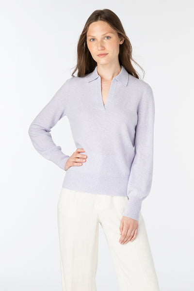 Split Neck Polo - Jade