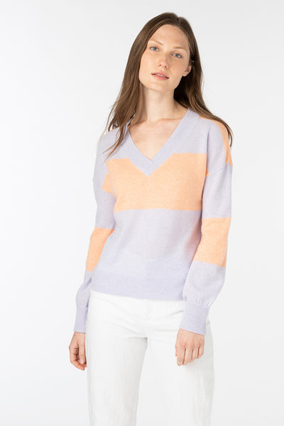 Gathered Sleeve Vee - Silver