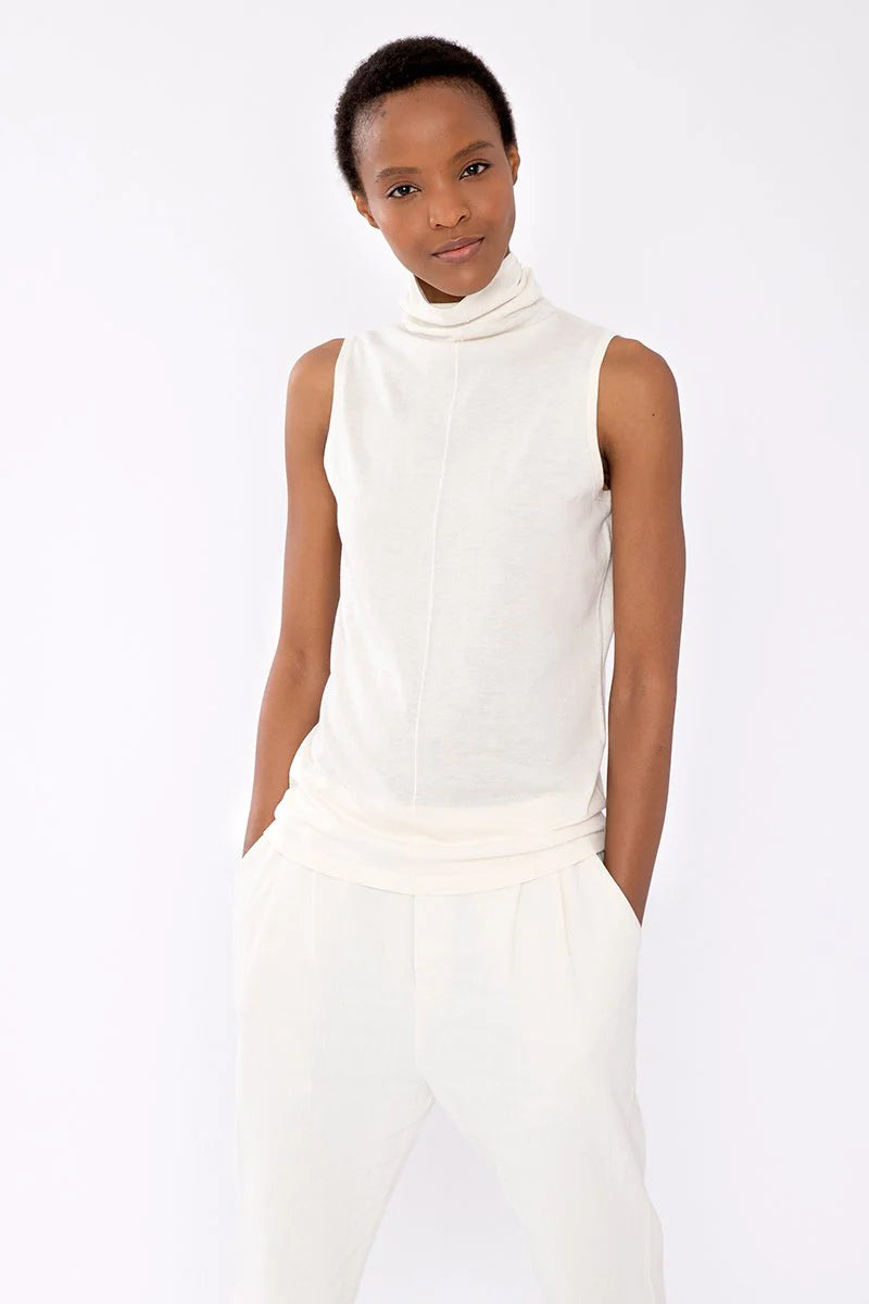 Seamed Funnel Tank in Birch