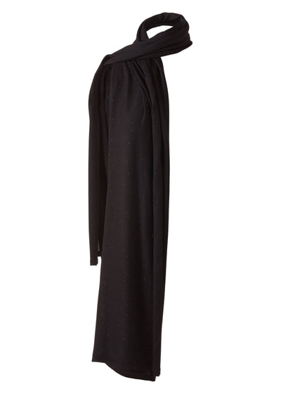 Sequin Wrap in Black