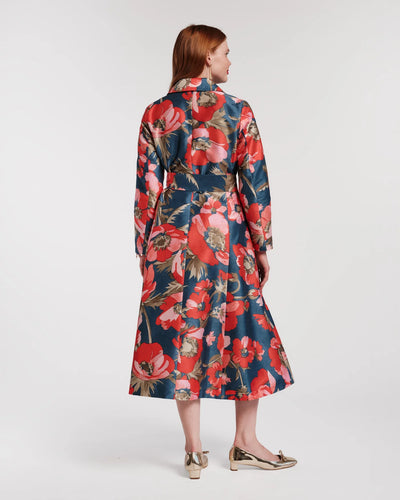 Lucille Wrap Dress in Paradise Poppy