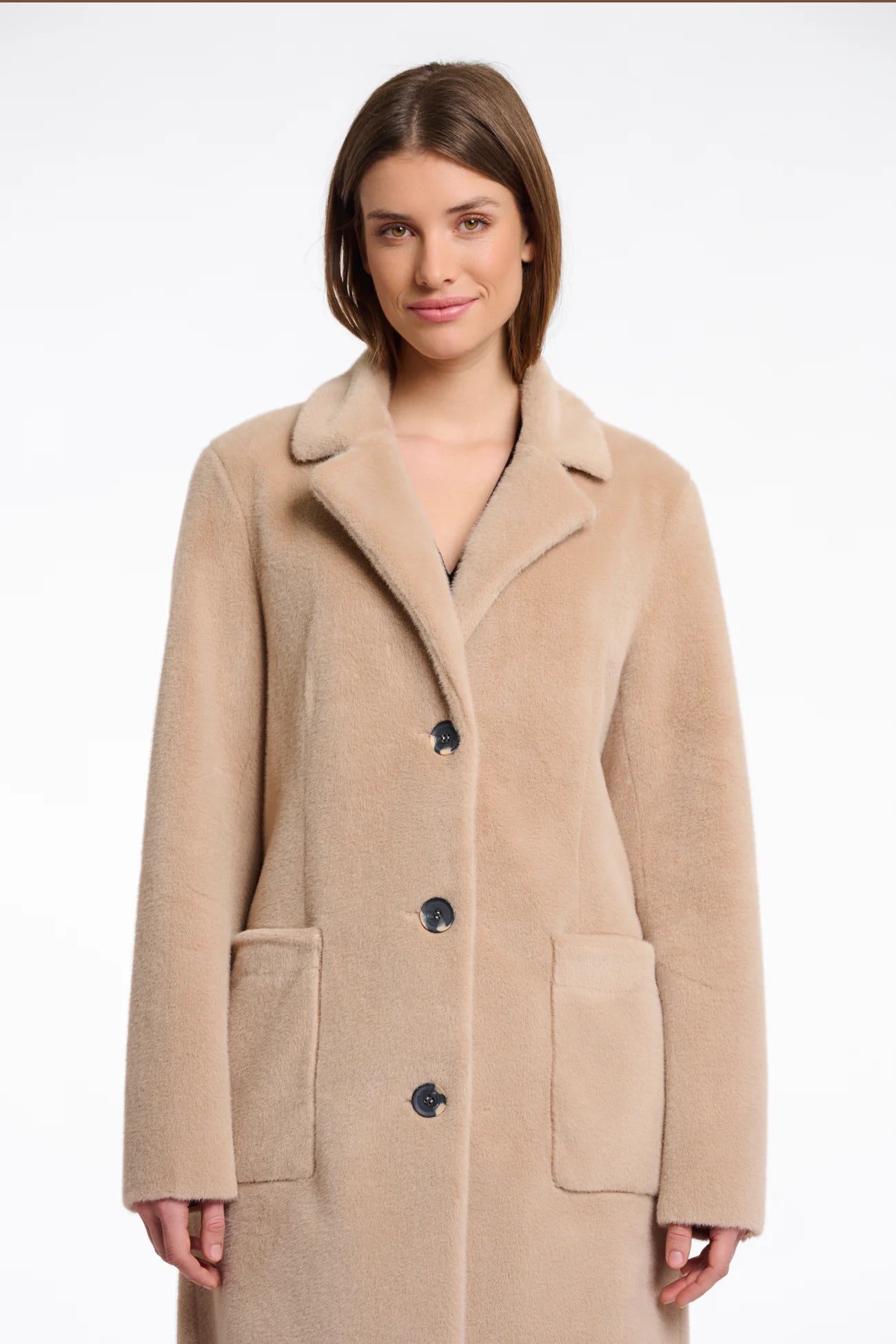 Lenna Coat in Oat