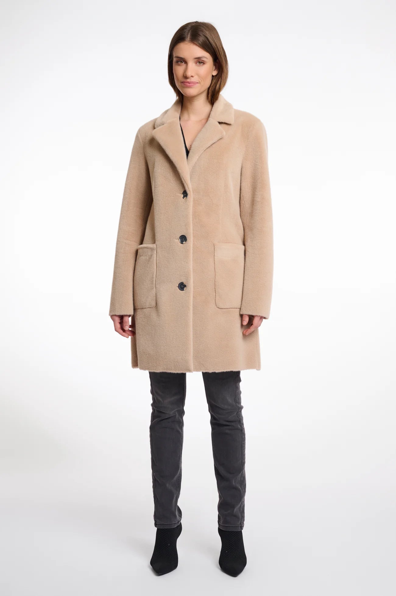 Lenna Coat in Oat