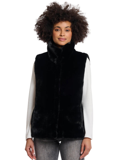 Lison Waistcoat Vest in Black